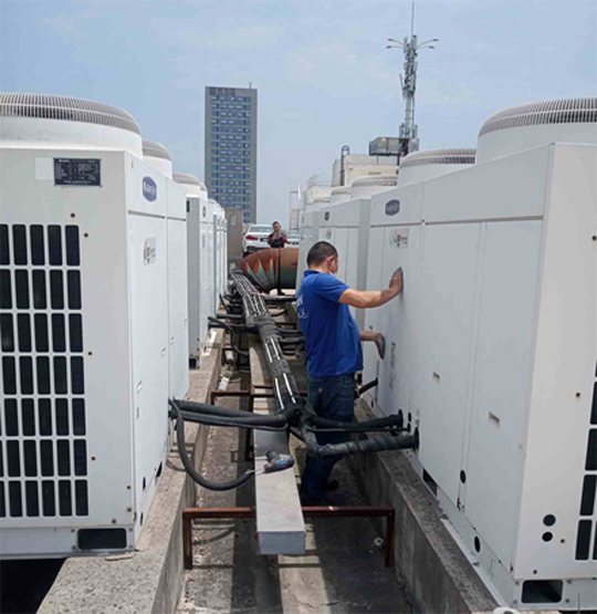 官渡中央空调制热和不制冷系统维修方法